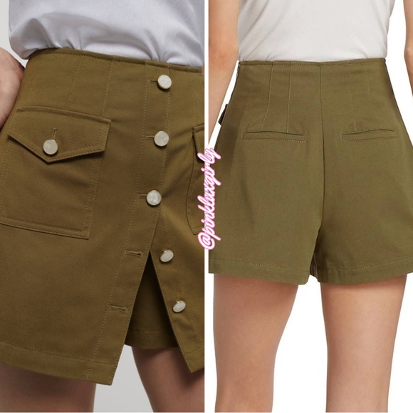10 Crosby Derek Lam Pants - NEW Derek Lam 10 Crosby Yolie Womens Side Zip Mini Skort